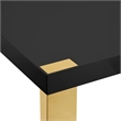 Posh Living Alaa  Dining Table Black/Gold