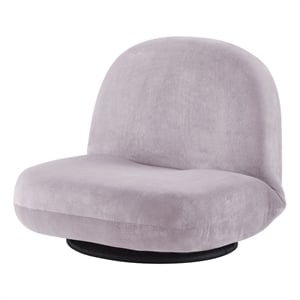 Posh Living Saeed Plush Recliner/Floor Chair Lavender