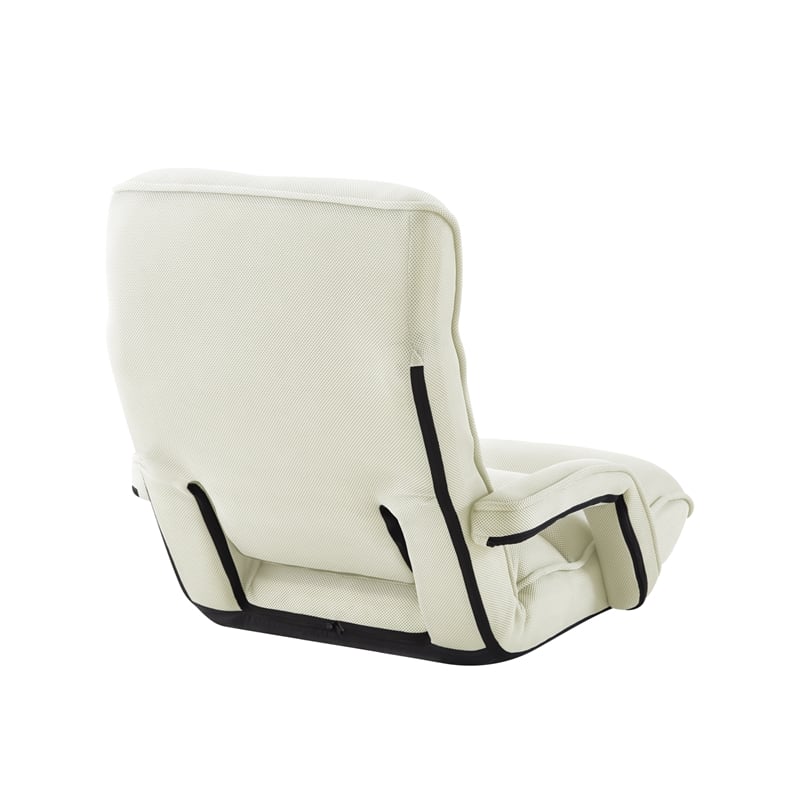 Posh Living Yuvan Mesh Recliner/Floor Chair Beige