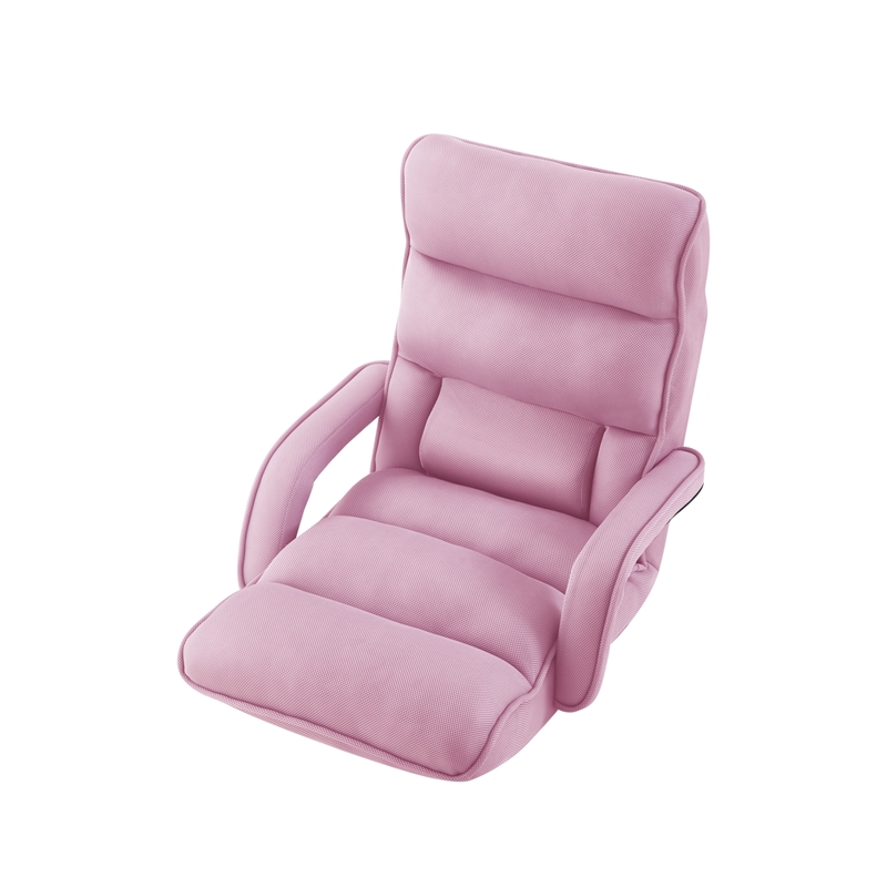 Posh Living Yuvan Mesh Recliner/Floor Chair Pink