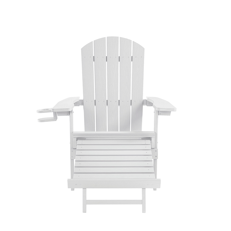 Posh Living Tyus  Adirondack Chair White