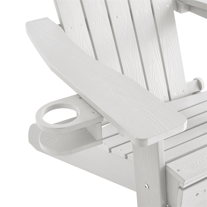 Posh Living Tyus  Adirondack Chair White