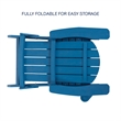 Posh Living Tyus  Adirondack Chair Teal