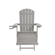 Posh Living Tyus  Adirondack Chair Light Grey