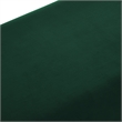 Posh Living Makynlee Velvet Bench Hunter Green/Gold