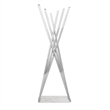 Posh Living Kayliana  Marble Base FreeStanding Rack Chrome