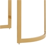 Posh Living Lamiyah End Table Gold With Mirrored Top