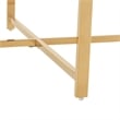 Posh Living Leiah Coffee Table Gold With Mirrored Top
