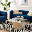 Posh Living Kristy 3 Pieces Coffee Table Chrome