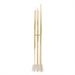 Posh Living Kayliana  Marble Base Freestanding Coat Rack Gold