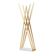 Posh Living Kayliana  Marble Base Freestanding Coat Rack Gold