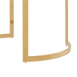 Posh Living Lamiyah Coffee Table Gold With Mirrored Top