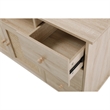 Posh Living Aralyn Wood Sideboard Console Table Media Center in Natural/Beige
