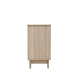 Posh Living Aralyn Wood Sideboard Console Table Media Center in Natural/Beige