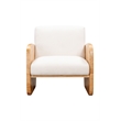 Posh Living Jolynn Wood Arm Chair Natural
