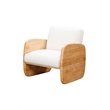 Posh Living Jolynn Wood Arm Chair Natural