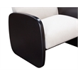 Posh Living Jolynn Wood Arm Chair Black