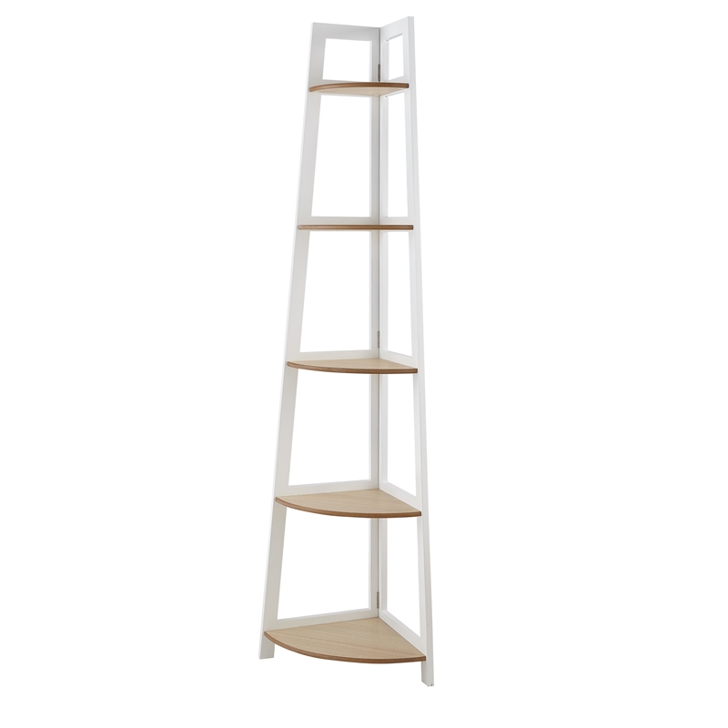 Posh Living Jabril Bookshelf White