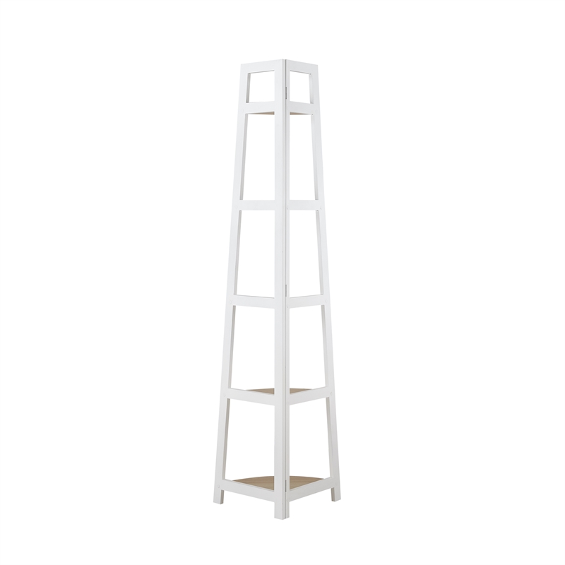 Posh Living Jabril Bookshelf White