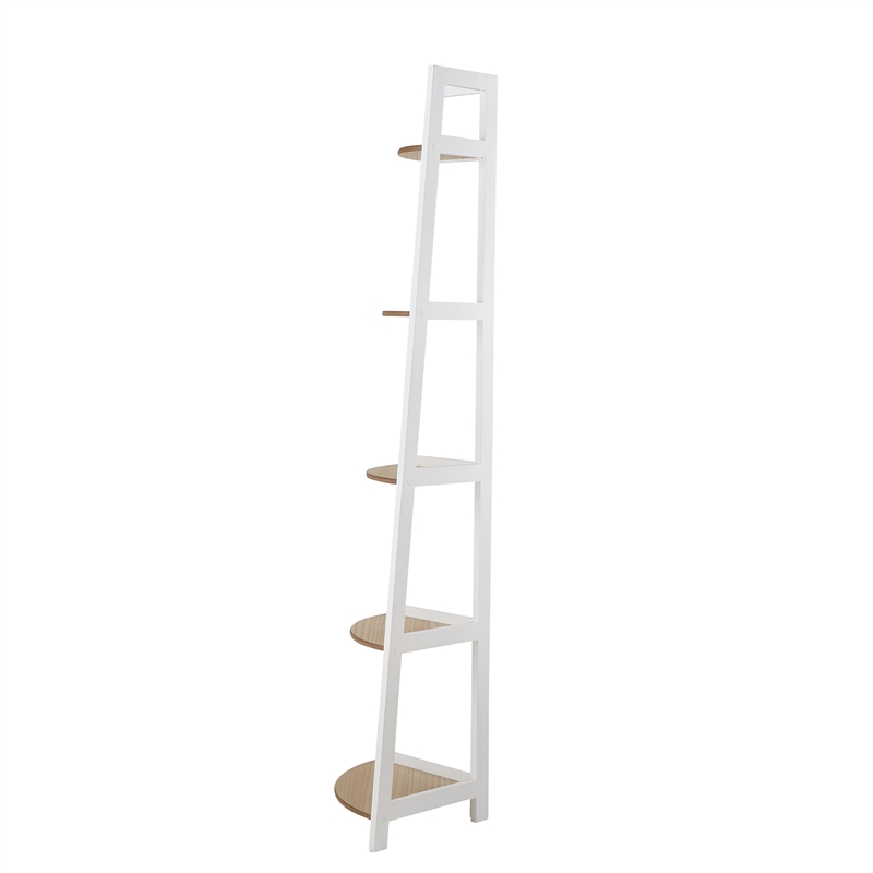 Posh Living Jabril Bookshelf White