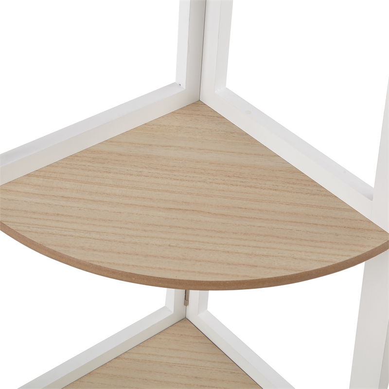 Posh Living Jabril Bookshelf White