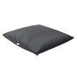 Magic Pouf Black Beanbag Linen 3 in 1 Ottoman Chair Pillow