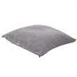 Magic Pouf Gray Beanbag Microplush 3 in 1 Ottoman Chair Pillow