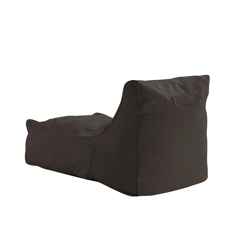 Loungie Resty Nylon Bean Bag Chair Brown