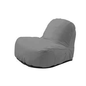 Loungie Cosmic Nylon Bean Bag Chair Grey