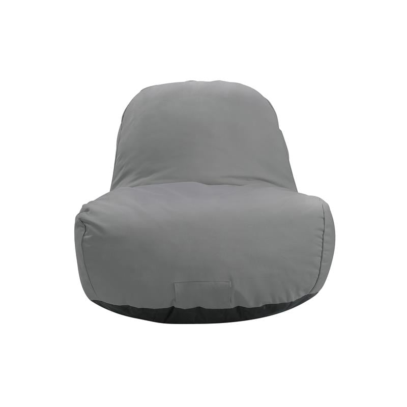 Loungie Cosmic Nylon Bean Bag Chair Grey