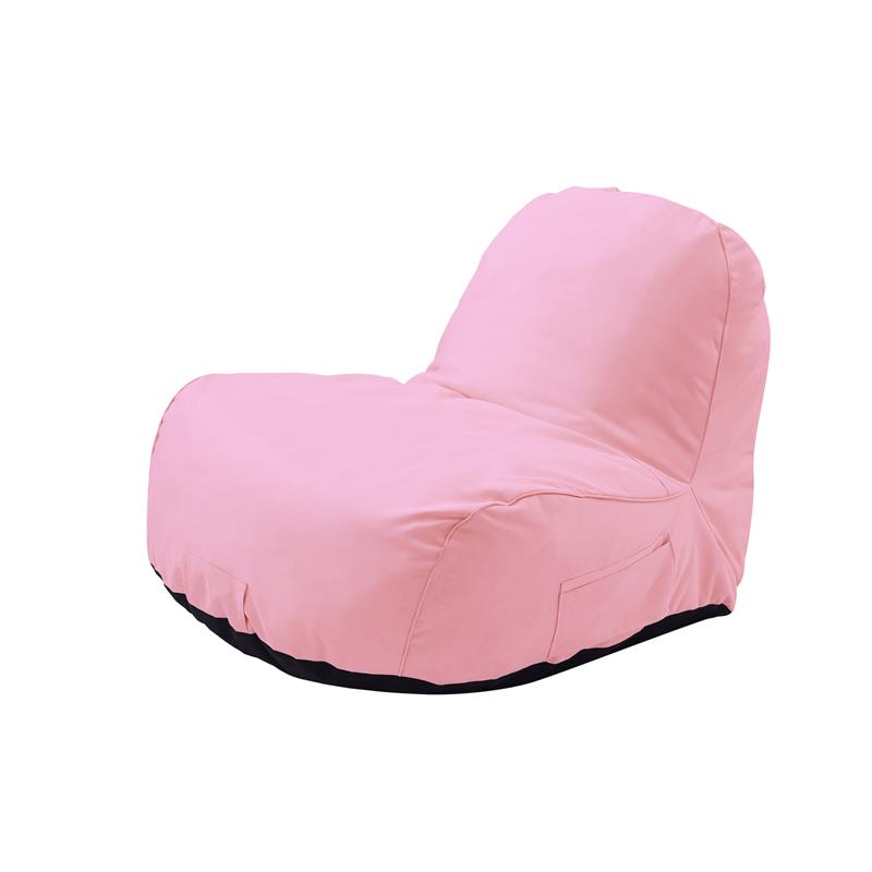 Loungie Cosmic Nylon Bean Bag Chair Blush