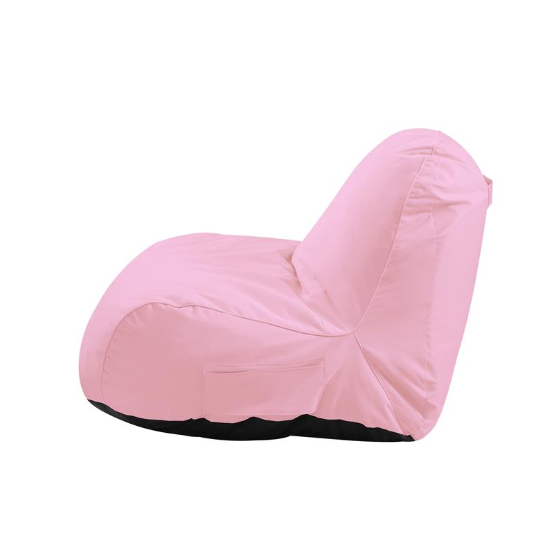Loungie Cosmic Nylon Bean Bag Chair Blush
