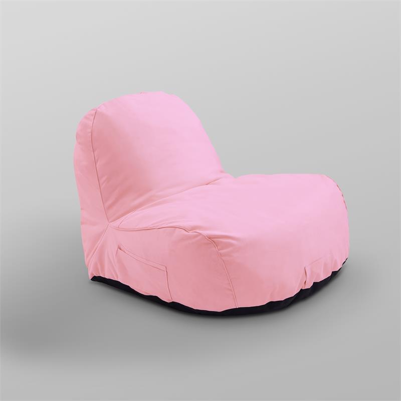 Loungie Cosmic Nylon Bean Bag Chair Blush
