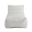 Loungie Resty Nylon Bean Bag Chair White