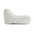 Loungie Resty Nylon Bean Bag Chair White