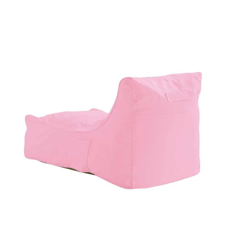 Loungie Resty Nylon Bean Bag Chair Pink