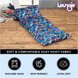 Bean Bag Covers Racecar Blue Microfiber 88