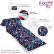 Bean Bag Covers Racecar Blue Microfiber 88