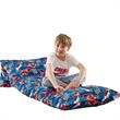 Bean Bag Covers Racecar Blue Microfiber 88