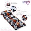 Bean Bag Covers Sport Black Microfiber 88