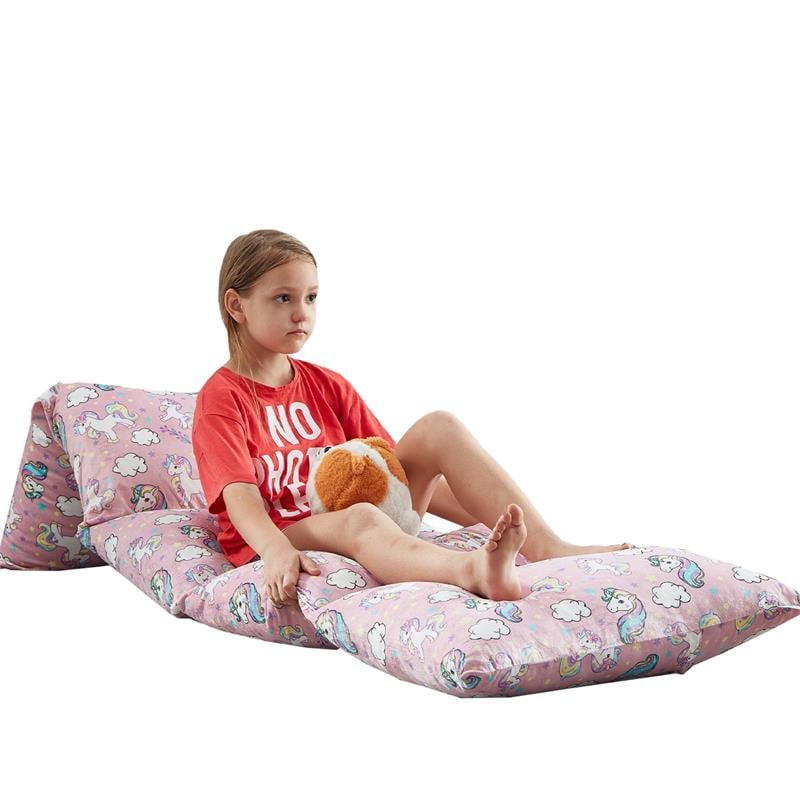 Bean Bag Covers Unicorn Light Pink Microfiber 88