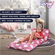 Bean Bag Covers Pink Polka Dots Microfiber 88