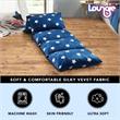 Bean Bag Covers Navy Stars Microfiber 88
