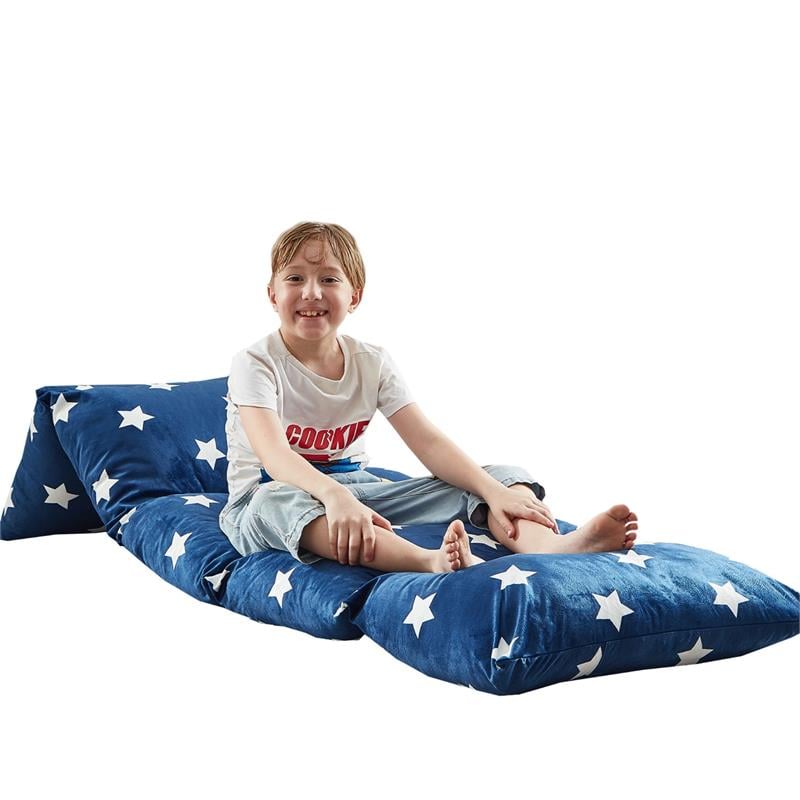 Bean Bag Covers Navy Stars Microfiber 88