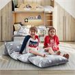 Bean Bag Covers Grey Stars Microfiber 88