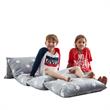 Bean Bag Covers Grey Stars Microfiber 88