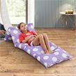 Bean Bag Covers Purple Polka Dots Microfiber 88