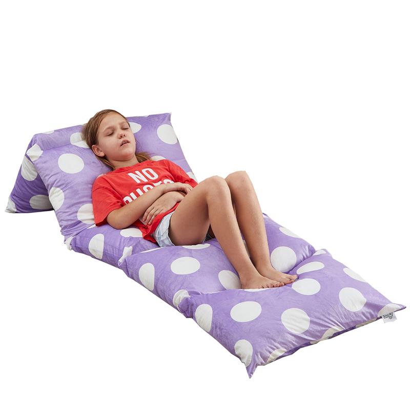Bean Bag Covers Purple Polka Dots Microfiber 88