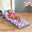 Bean Bag Covers Purple Polka Dots Microfiber 88
