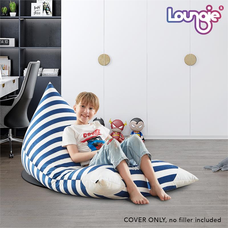 Bean Bag Covers Navy Microfiber 55